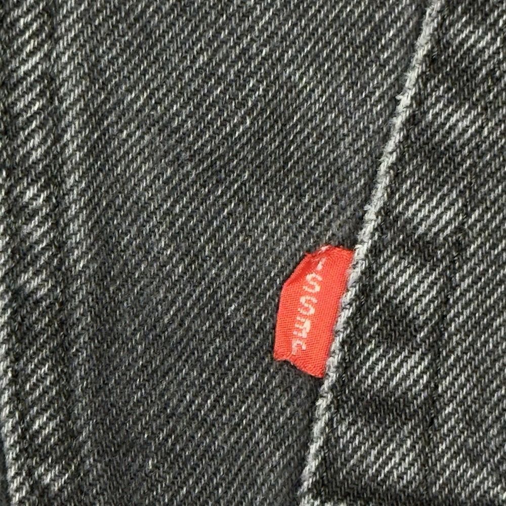 Vintage Jessi & Co. Black Charcoal Jeans | 34 Made in Italy 90s Y2K Button Fly - Picture 10 of 12